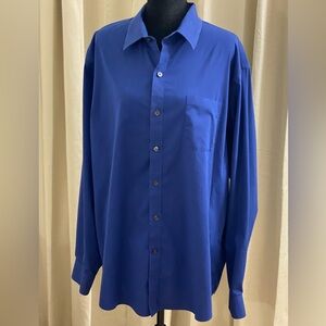 Men's Blue VanHeusen Dress Shirt